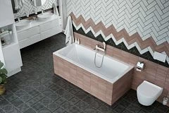 Встраиваемая акриловая ванна Excellent Heaven Slim 160x75 (комплект)