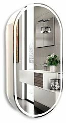 Зеркало-шкаф Silver Mirrors Soho 50 R сенсорный выключатель с Led-подсветкой белый