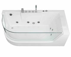 Гидромассажная ванна Grossman GR-17000-1R 170х80 со стеклянной стенкой