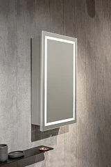 Зеркало-шкаф Silver Mirrors Hamburg 46*76 L/R с Led-подсветкой белый