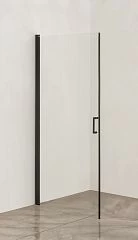 Душевая дверь в нишу Orange E05-100TB 100*190 профиль черный матовый